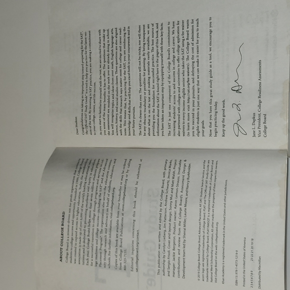 SAT Study Guide Book 2020 Edition by College Board - Picture 6 of 15